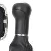 VW Golf IV 97-03 SILVER gear shift knob + gaiter with CHROME frame 6 SPEED 23MM HOLE