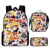 Naruto Naruto Surrounding Primary School Bag Cartoon Animation Backpack Satchel Pencil Case