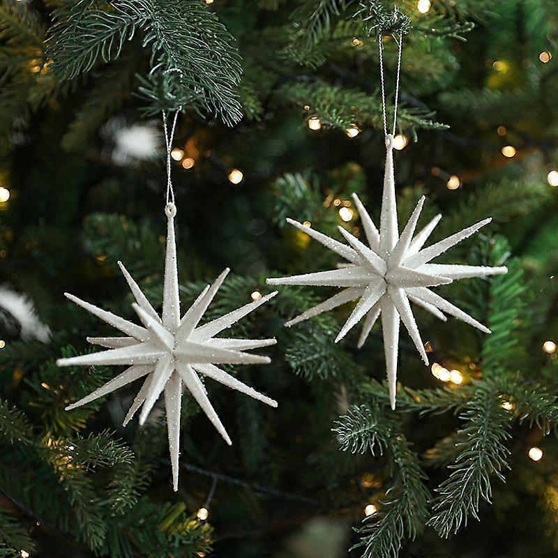 Champagne color explosion star / 2 / box new Christmas creative pendant sticky powder explosion star three-dimensional special-shaped Christmas tree