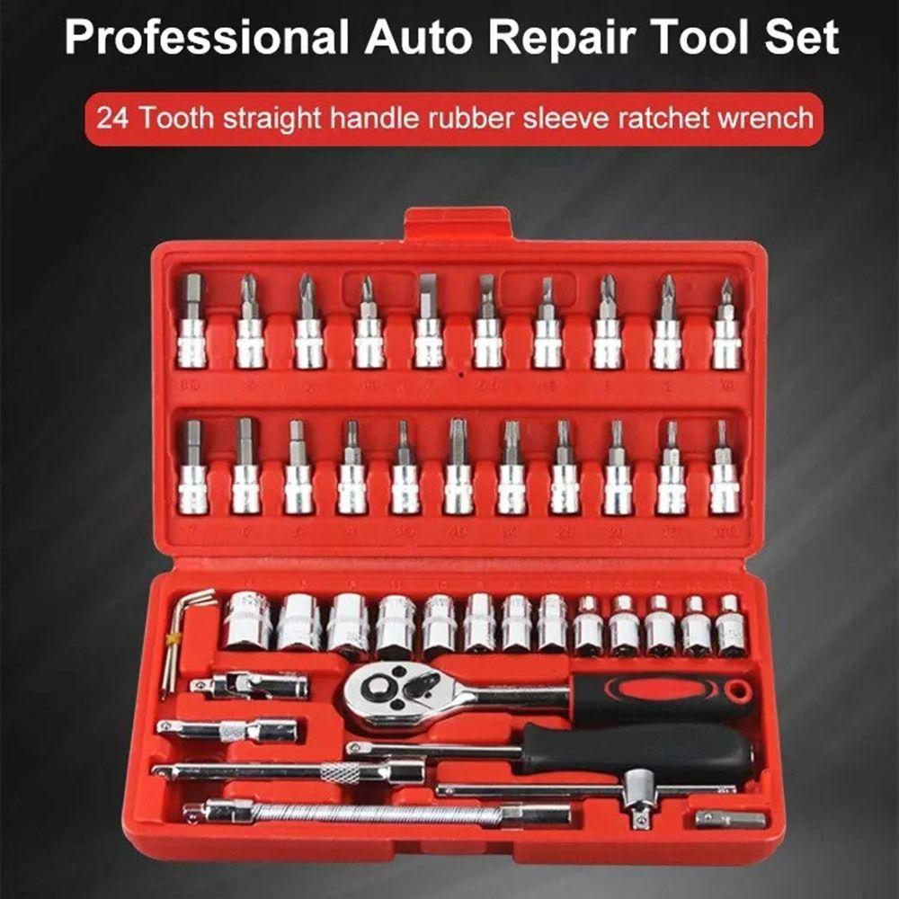Wear-resistant Ratchet Wrench Combo Set Strong Toughness Hand Combination Tool Kit  Home