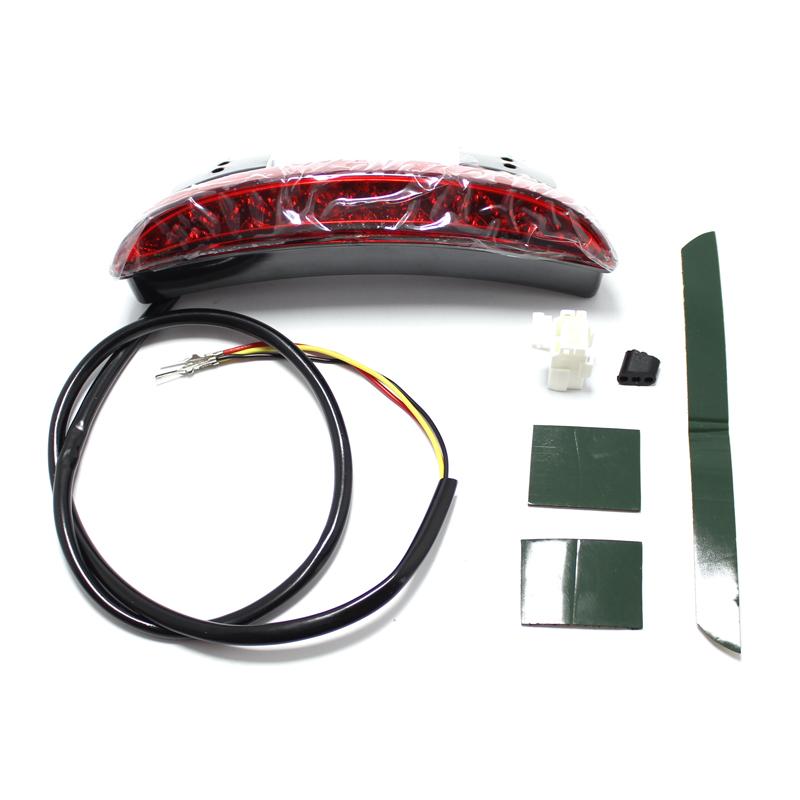 Задний стоп-сигнал светодиодный номерной знак мотоцикла подходит для Bobber Cafe Racer Clubman Road Touring Sportster XL 883 1200 Cafe