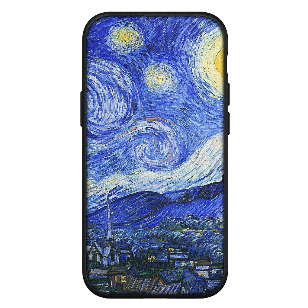 Для iPhone 16 15 Xiaomi Redmi Note 13 12 11 Pro Max X 9 14 Plus XR Samsung Galaxy A15 S24 S23 Huawei OPPO Starry Night Sunflower Van Gogh чехол для телефона