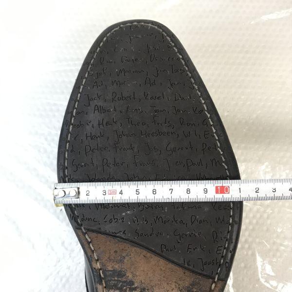 floris Van Bommel Royal Supplier Leather Cap Toe Dress Shoes Men’s 7.5 25.5-26.0 Black(USED)