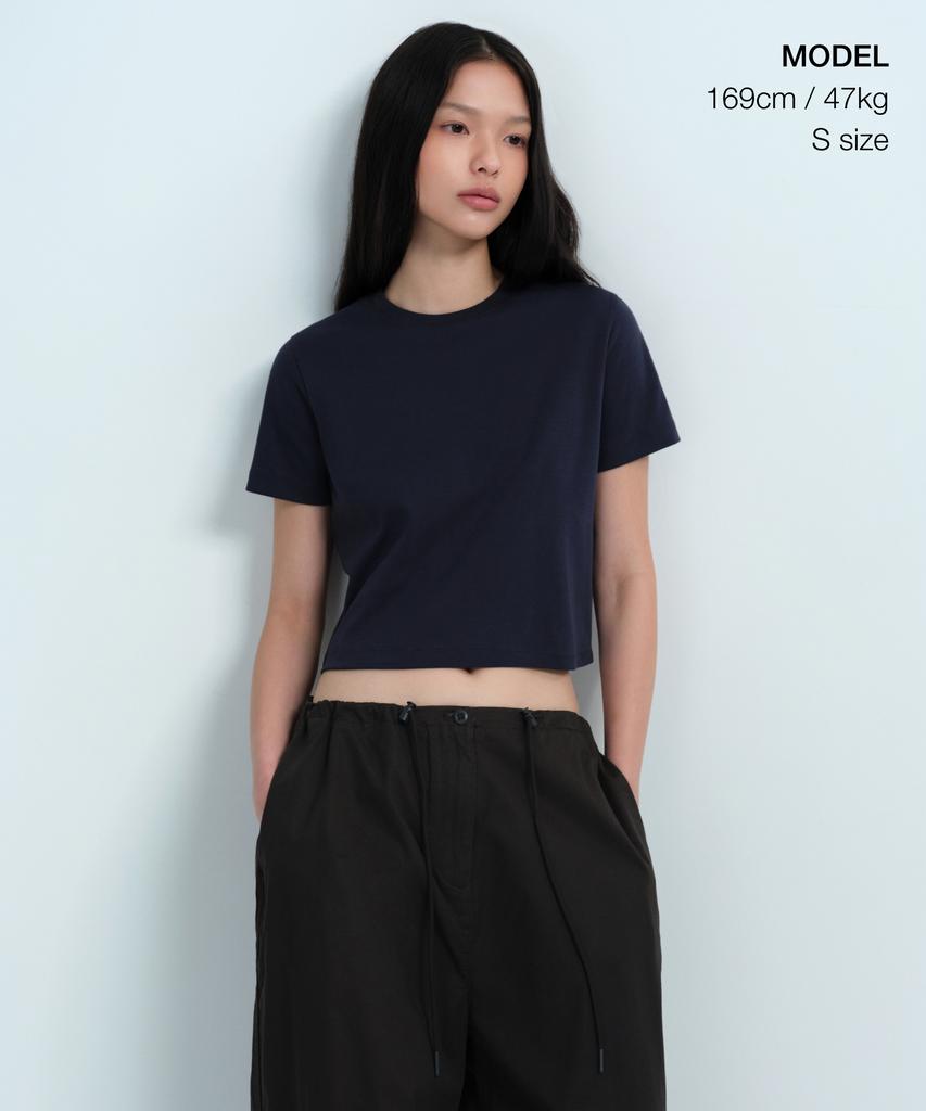 MUSINSA STANDARD WOMAN Women'S Cotton Parachute Pants [Gunmetal]