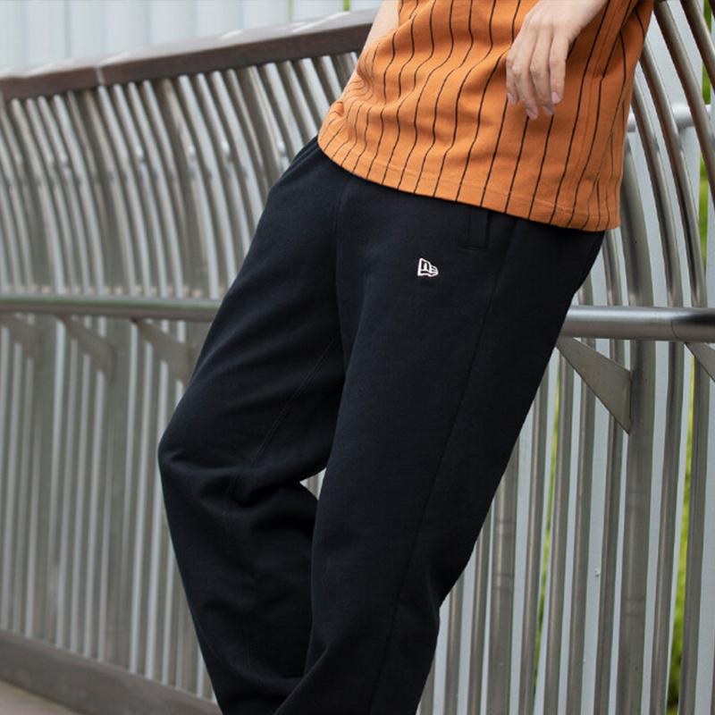 New Era SS22 Однотонные вязаные спортивные штаны Унисекс Черный 12738930