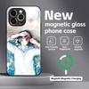 Чехол для телефона Аниме Человек-бензопила Для iPhone17 16 15 14 13 12 11 X XR XS 8 Plus Mini Pro Max Стеклянный Магнитный Чехол