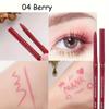 6 Colors of Smooth Waterproof Eyeliner, Automatically Retractable, Long-lasting and Smooth, Charming Eye Makeup