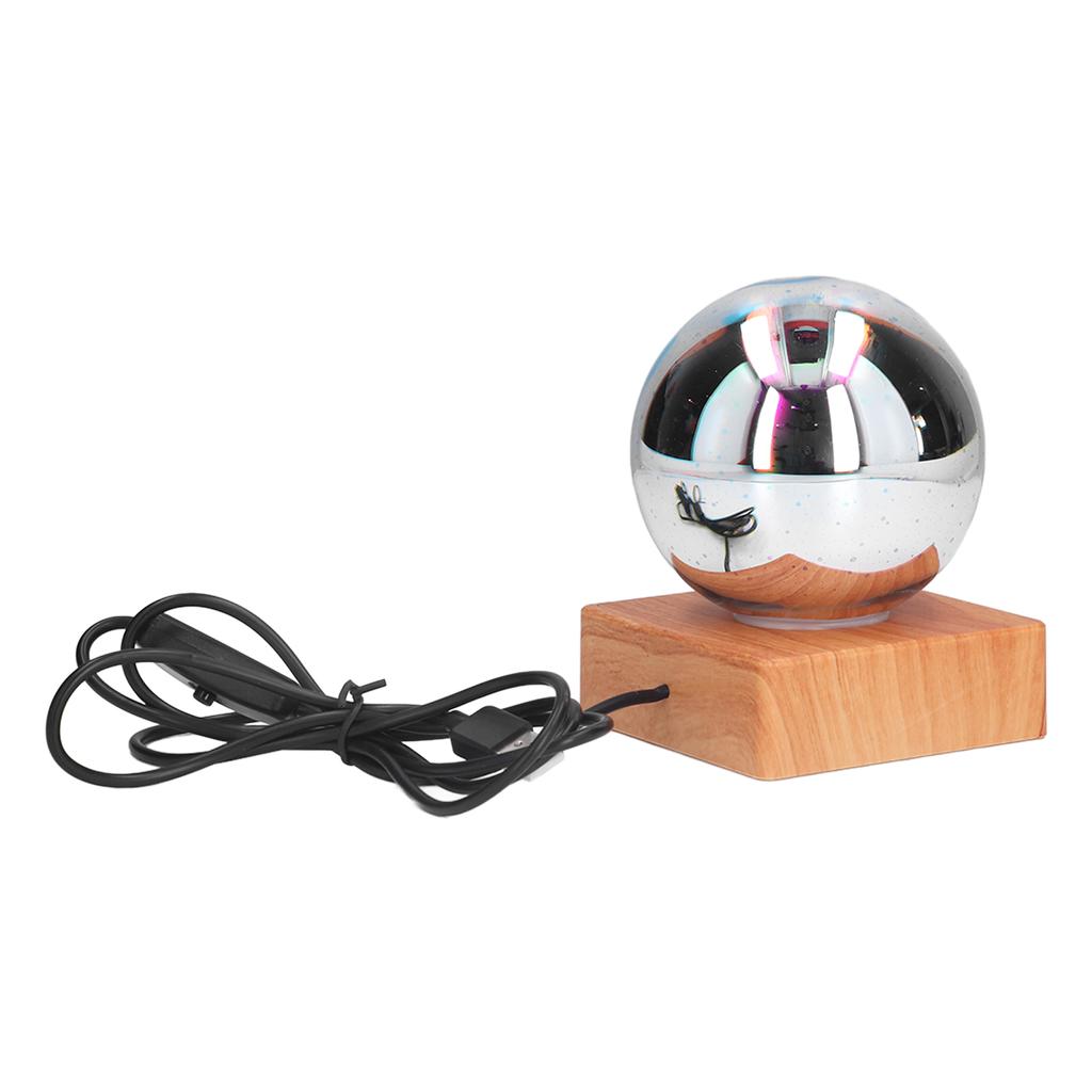 3D Фейерверк Свет Светодиодный Цветной Настольный Светильник Питание от USB Стеклянный Шар Ночник для Спальни Офиса