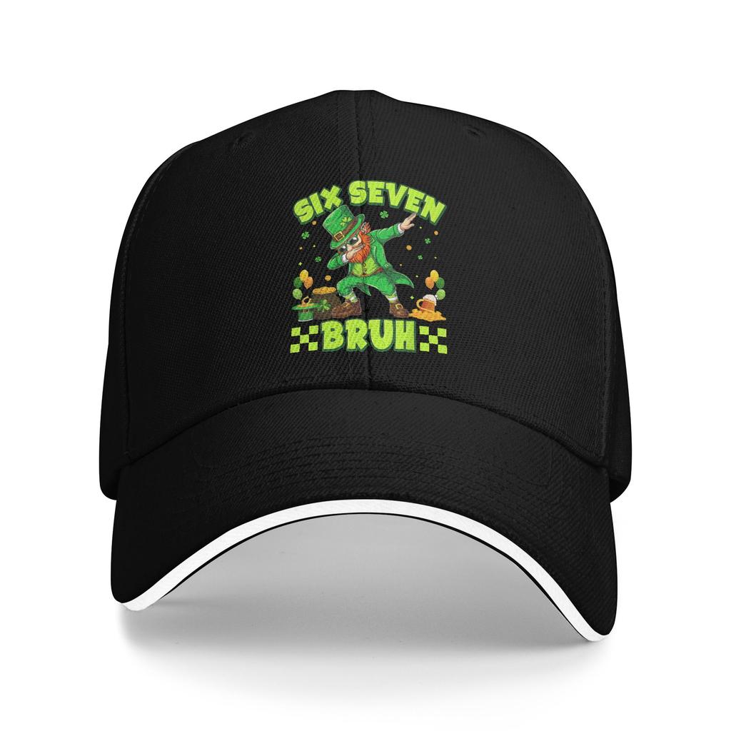 Six Seven Bruh 67 Funny Saint Patricks 6 7 Meme Baseball Cap Funny Trucker Hat Spring Men Adult Hunting Camping Baseball Caps