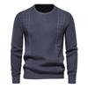 2023 New Warm Men's Pullovers Sweater for Fall and Winter with Solid Color and Soft Material Casual Classic Sweater Men