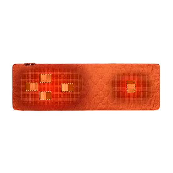 USB Heated Sleeping Pad 5 Heating Zones Temperature Adjustable Fast Heating Portable Winter