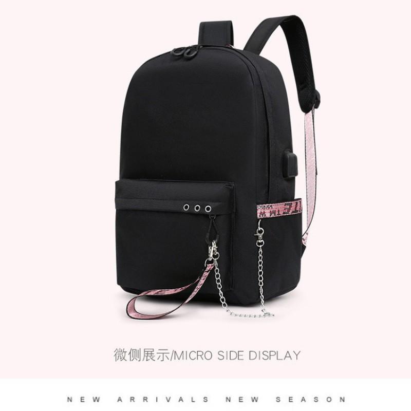 Naruto Anime Themed Oxford Fabric Backpack Teens Students Travel School With Arc Shoulder Straps