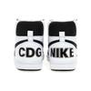 Nike CDG X Кожаные Высокие Кроссовки на Шнуровке с Круглым Носком Мужские кроссовки Черно-белые PKK1050011