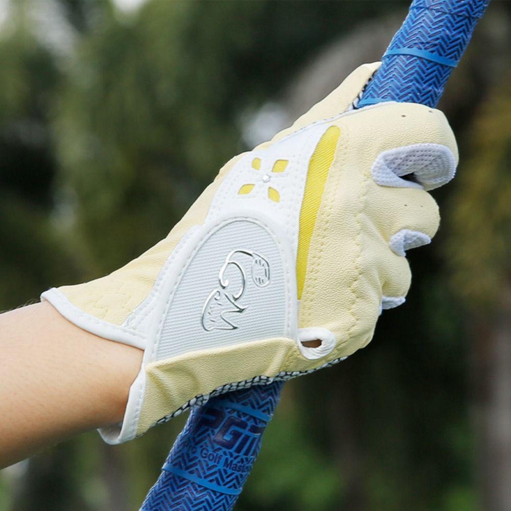 Comfortable Women's Golf Gloves Wear Resistant Outdoor Sports Gloves Golf Training