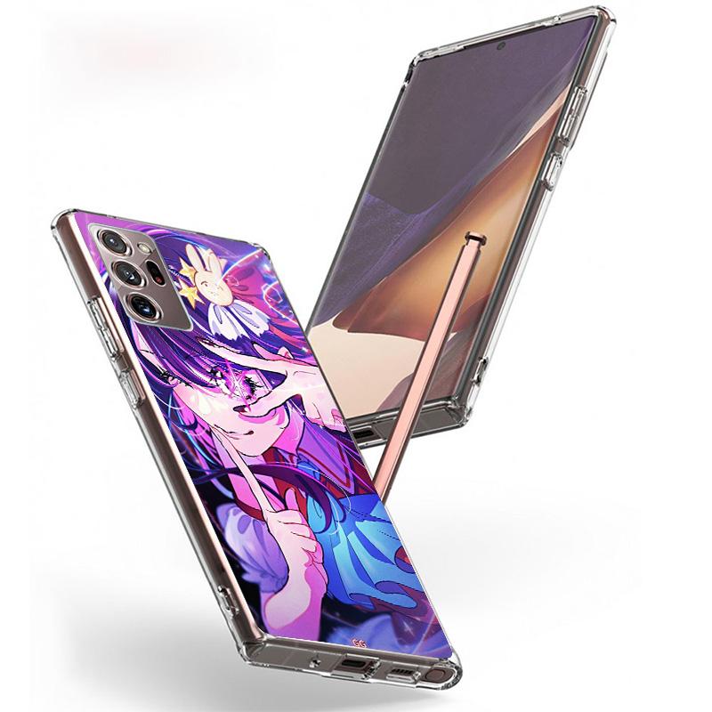 Япония Аниме Oshi No Ko Чехол для телефона Samsung Galaxy S26 S25 Edge S23 S24 Ultra S22 Plus S21 S20 FE Уникальная крышка Мягкий чехол Gala