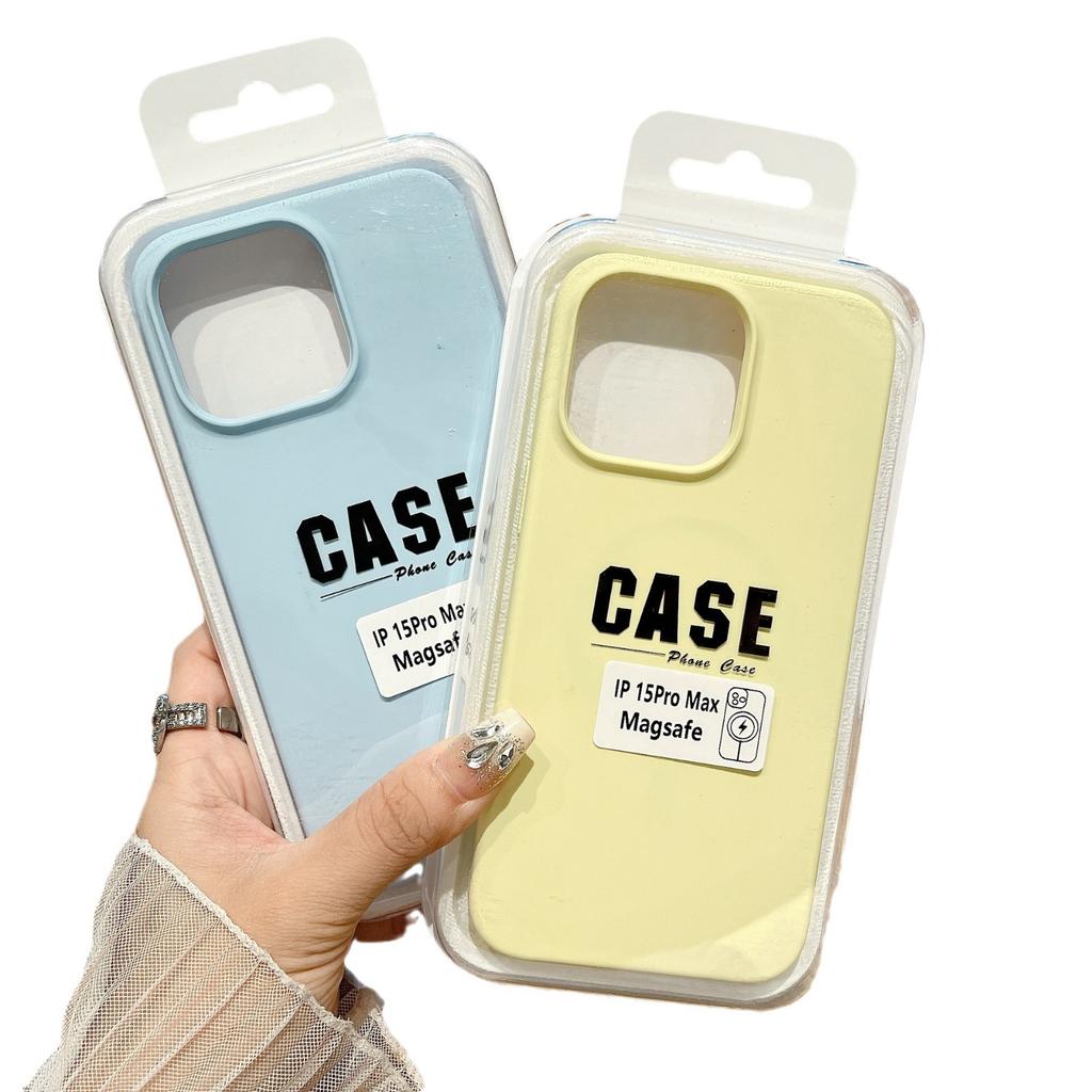 Официальный чехол для мобильного телефона Apple 16 Liquid с магнитной адсорбцией, подходит для iPhone15proMax, силиконовый противоударный 14, защитный чехол 13