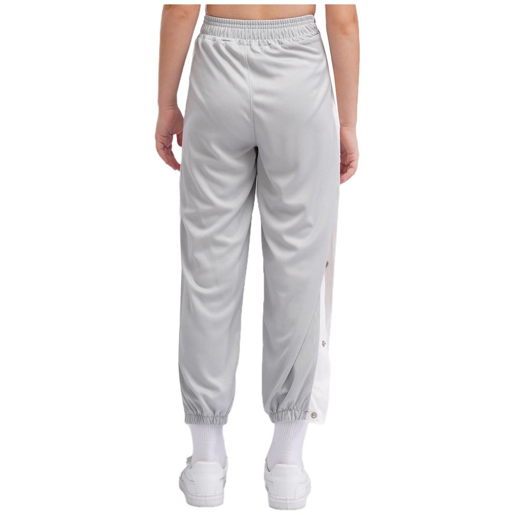 Boys Contrasting Stripe Sweatpants Side Split Press Button Pockets Casual Basketball Sport Trousers