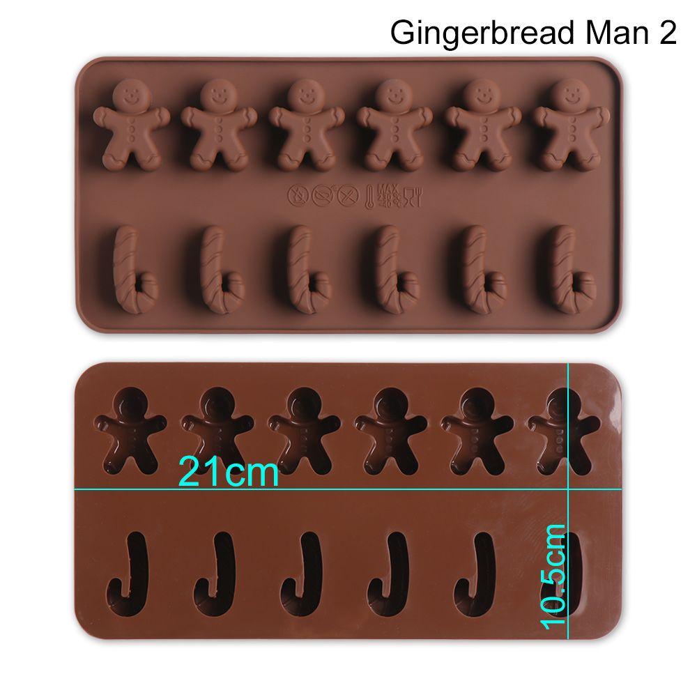 Cookie Shaping Decorating Gingerbread Man Christmas Candy Mould Xmas Chocolate Mold Baking Trays