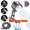 Gray Showers for Bathroom High Pressure Water Saving Head Spa Three Modes of Adjustment Bathroom Accessories Shower Head