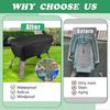 Elevated Pet Bathing Cover, 43.3' Dx21.2 Wx14.9 H. Dog Bath Tub Cover