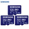 Samsung 128GB PRO Plus microSD Memory Card 256GB microSDXC,512GB Up To 180 MB/s,Full HD & 4K,UHS I,C10,U3,V30,A2,for Phones GoPRO and DJI Drone Camera