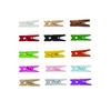 LWR CRAFTS Wooden Mini Clothespins, 2.5cm Long, 15 Colors, 100 Per Pack (All)