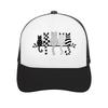 Whimsical Patterned Cats Line Art Mesh Baseball Cap Casual Hat Outdoor  For Womens Unisex FeUnisex