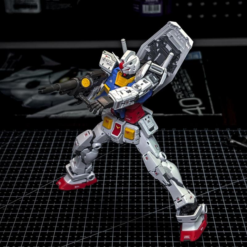 RG 1/144 RX-78-2 2.0 Yuanzu G3 Mech Assembly Model Kit Action Figures Desktop Ornament Doll Boys' Puzzle Toys Collectible Gift
