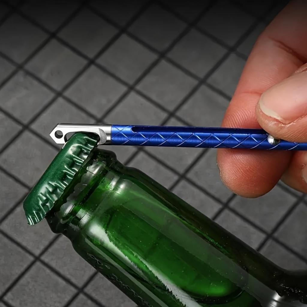 1 шт. портативные зубочистки из титанового сплава, универсальная портативная зубочистка из титанового сплава, съемный инструмент против засорения.