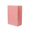 Kraft Paper Gift Packaging Bags Colorful Plaid Candy Bags Checkered Gift Bags  for Christmas