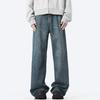American High Street Jeans Men's Loose Straight Wash Old Wide-leg Trousers