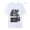 E36 T-Shirt High Quality E36 T Shirts Summer Oversized T Shirt Short Sleeve Clothes Cotton Loose Street Tops