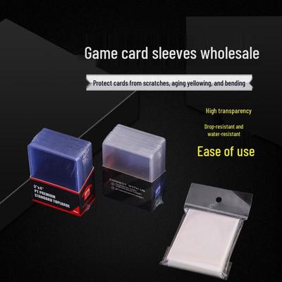 Прозрачный полужесткий держатель для карт для Yu-Gi-Oh, Pokemon, Magic, спортивных карт - 35PT