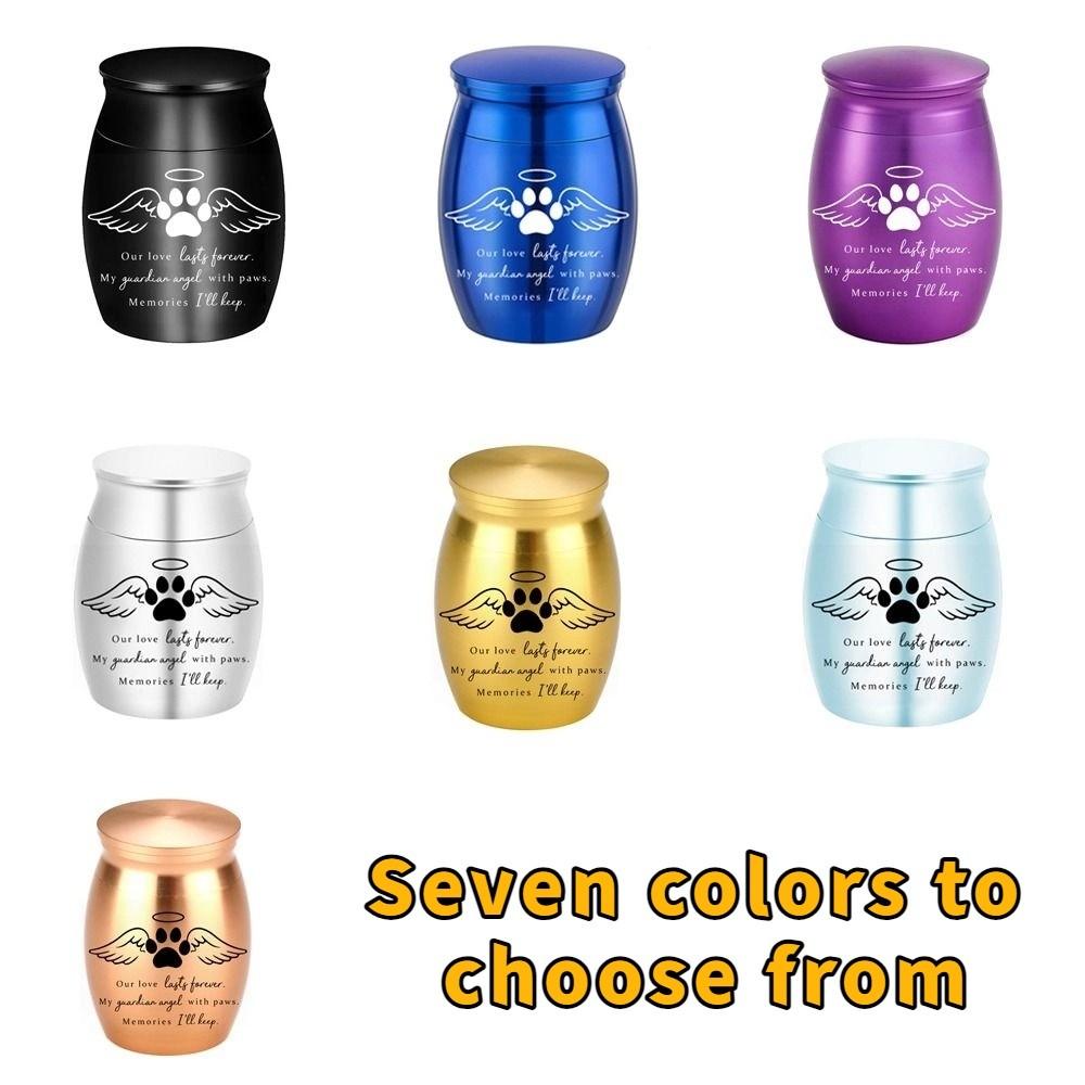 Waterproof Mini Pet Ashes Box Dustproof Pet Cremation Urn  for Cats Birds Hamster Dogs