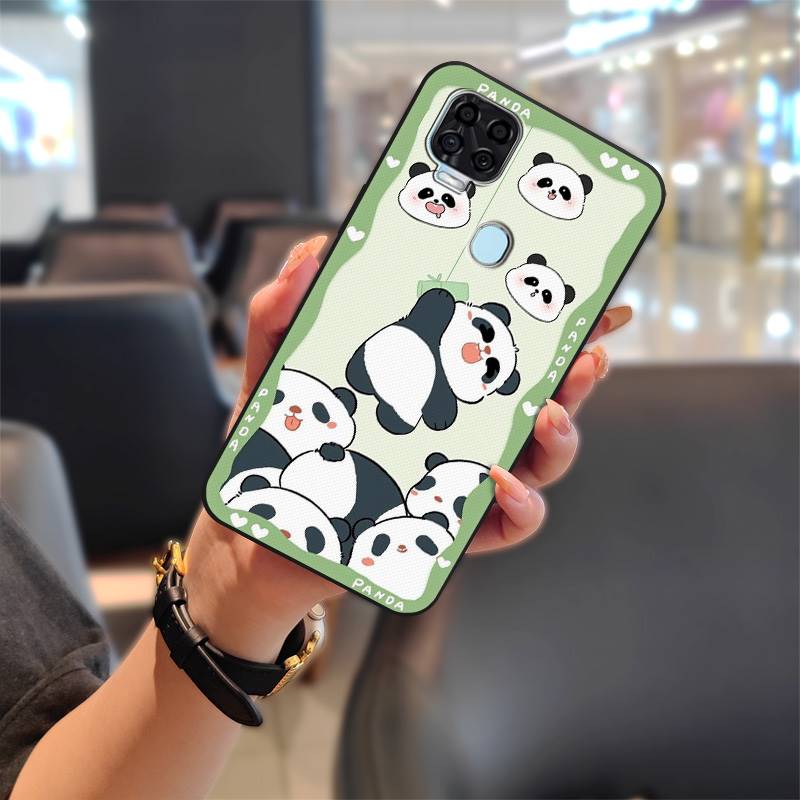 Мультяшный защитный чехол для телефона ZTE Blade V2020 TPU мягкий чехол прочный чехол ударопрочный милый водонепроницаемый грязеотталкивающий