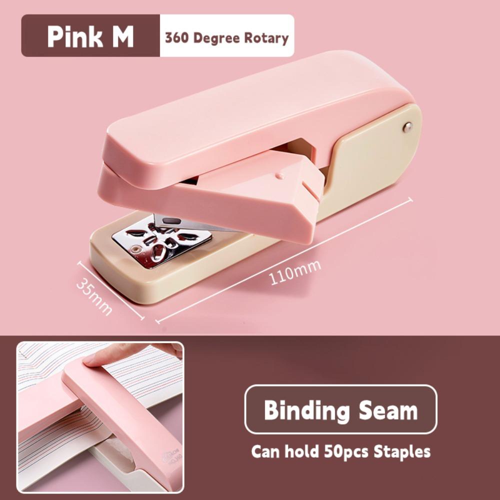 Metal Long Stapler 360 Degree Rotary Bookbinding Machine Manual Binding Tool  Bookbinding Supplies