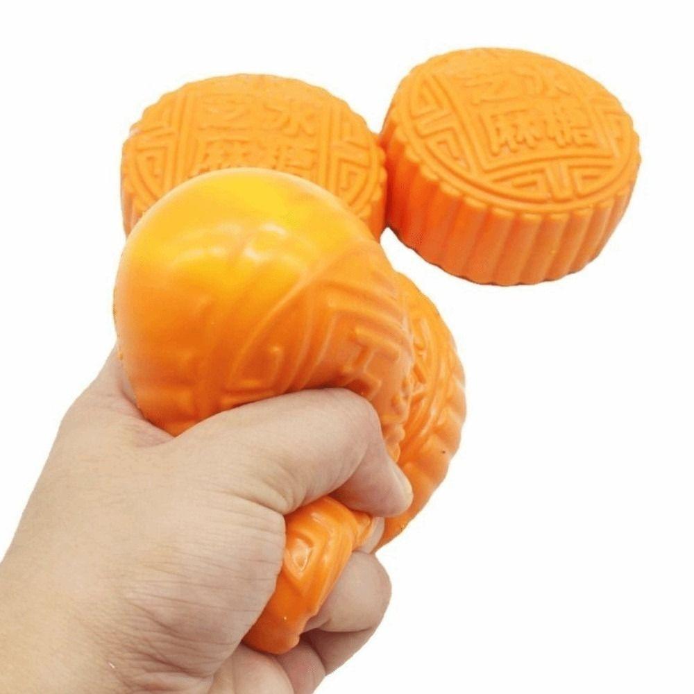 Soft Squishy Simulated Mooncake Kneading Toy EVA Stress Relief Squeeze Ball Mid-Autumn Holiday