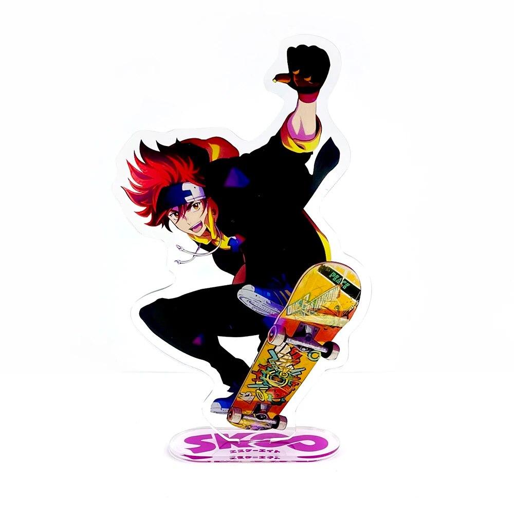 SK8 The Infinity Kyan Reki Hasegawa Langa Chinen Miya игрушечная фигурка на акриловой подставке