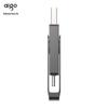 Высокоскоростная флеш-накопитель aigo USB 3.2 с двойным интерфейсом
