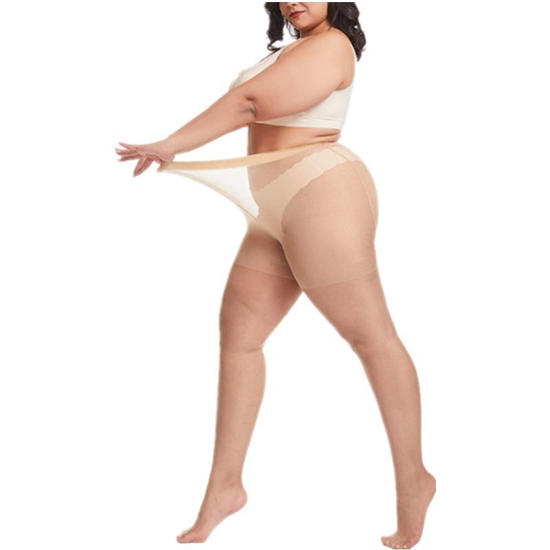 Plus Size Pantyhose Large Size Thin Stretch Stockings XXL Fat Tights Oversized Leggings