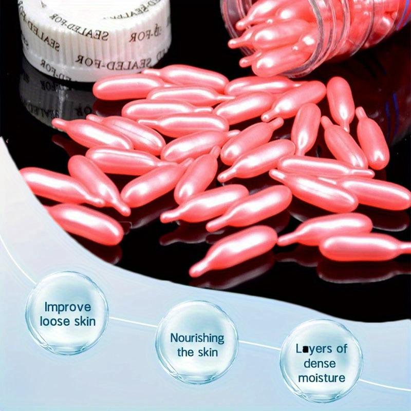 90 Vitamin E Face Serum Capsules Hydrating, Moisturizing & Firming Essence Cream Portable Capsule for Deep Facial Care
