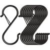 Set of 10 9cm X 10 S-shaped Hooks, Perfect for Hanging Small Items In the Bathroom, Kitchen, or Bathroom. These Versatile S-shaped Hooks Are Large and