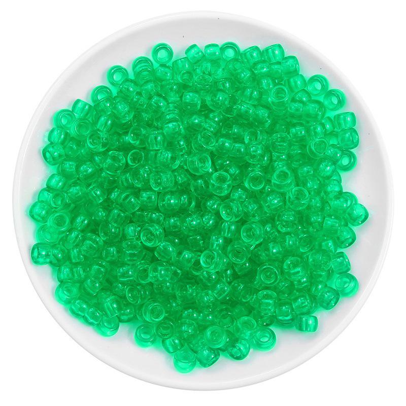 Акриловые бочкообразные бусины с большим отверстием 9x6 мм для изготовления браслетов своими руками