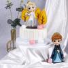 Frozen Pvc Elsa Anna Action Figure Toy Model Cake Topper Home Decor Birthday Gift