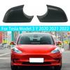 1x Для Tesla Model 3 Y Матовый Черный Автомобиль Левая Правая Сторона Зеркала Заднего Вида Нижний Держатель Дверь Крыло Корпус Колпачок Отделка