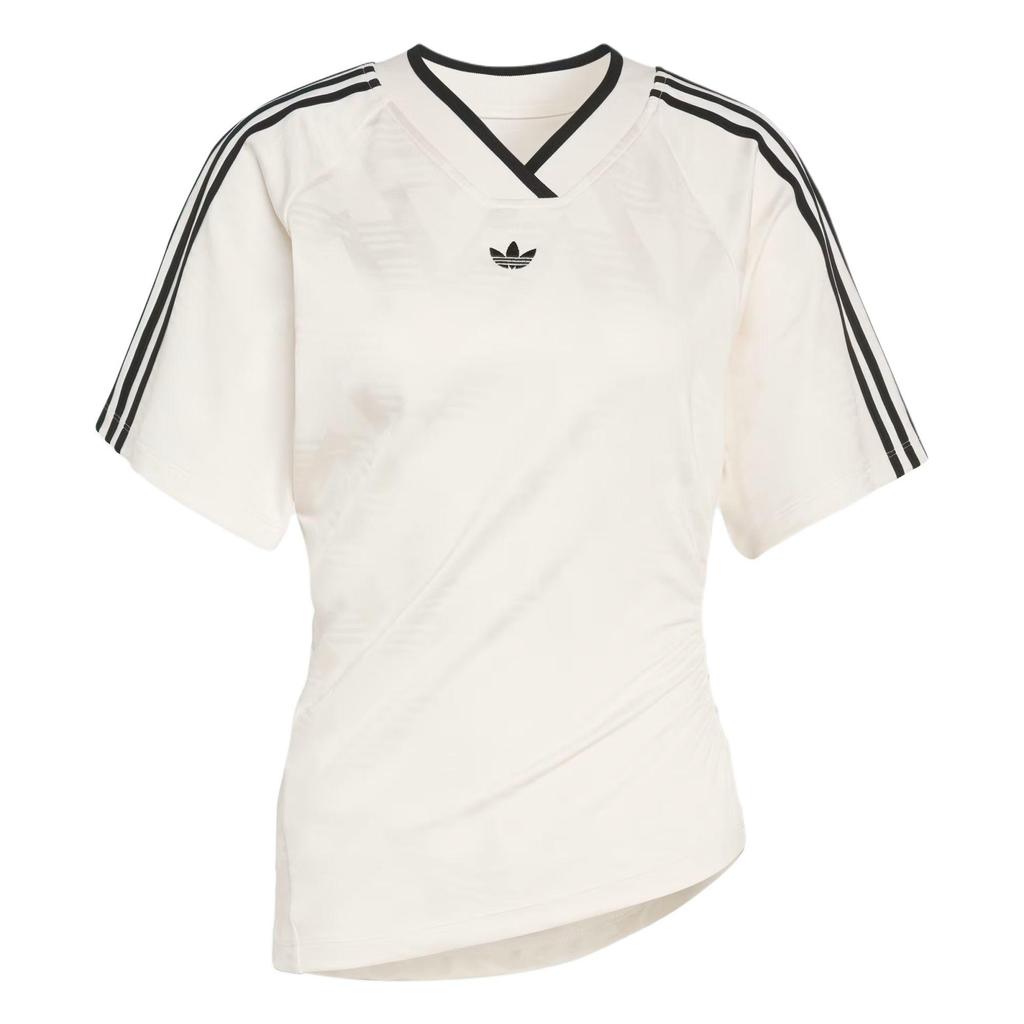 adidas Originals Essentials Женская приталенная футболка для футбола Белоснежная KC9122