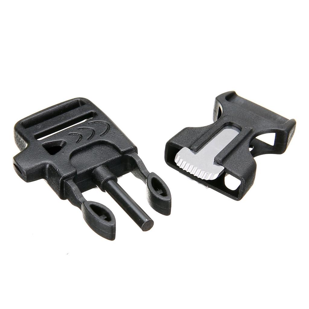 Браслет для выживания с парашютным шнуром, пряжкой для огнива, набором скребков и свистка