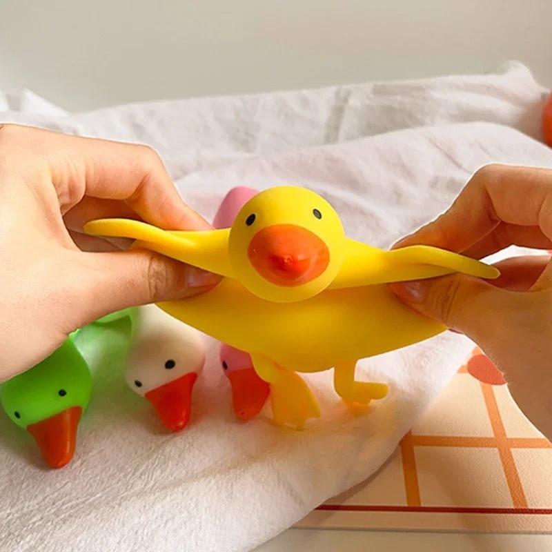 Stress Relief Duck Squeezing Toy for Kids Adults - Anti-Stress, ADHD Sensory Toys Gift for Classroom Prize Party Goodie Bag