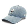 New Era Cap 9TWENTY Long Visor 14676952 NER36C0512 Washed Denim Blue Peanuts Snoopy PEANUTS Collaboration ONSPOTZ Exclusive Hat 920 Long Visor Long