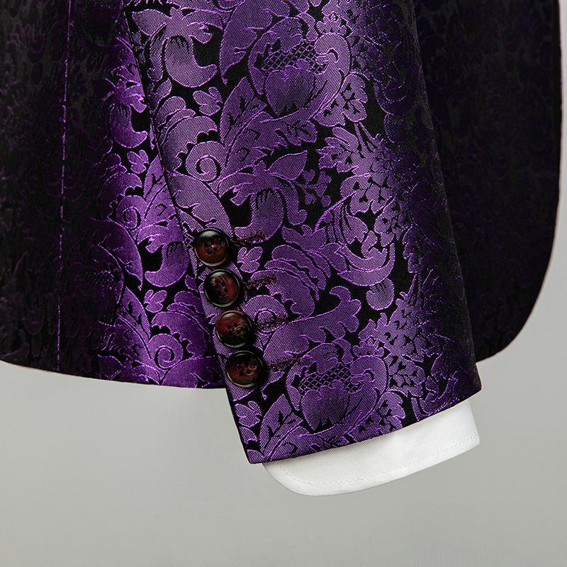 Мужская одежда, стильный деловой костюм, комплект из 2 предметов, мужской костюм с цветочным узором, деловой офисный свадебный костюм, пиджак + брюки, костюмы и блейзеры